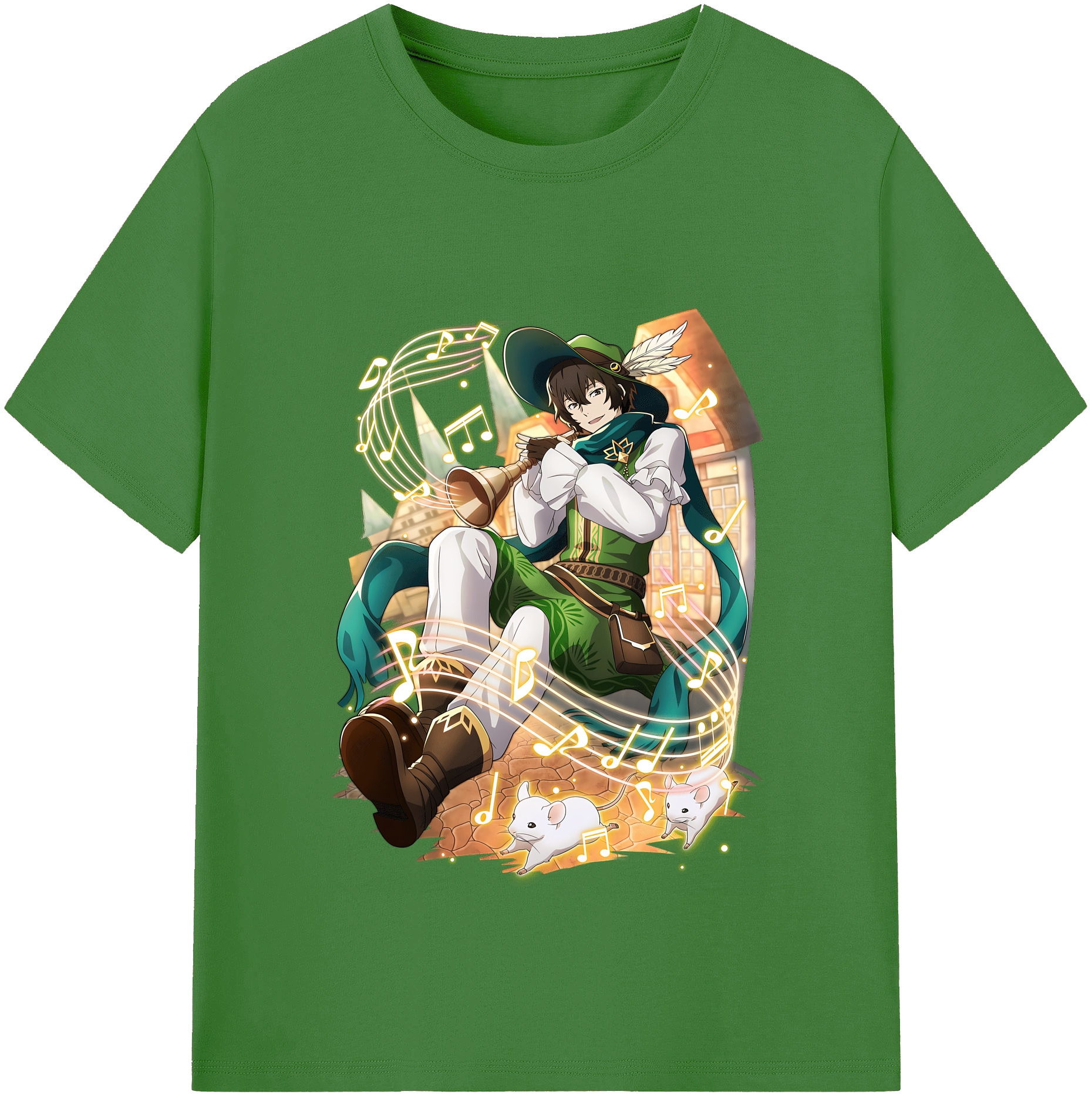 （画像用） 文豪ストレイドッグス Bungo Stray Dogs レディースカジュアルプリントTシャツ（綿100％）